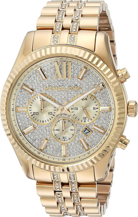 michael kors watches golden|michael kors gold watches men.